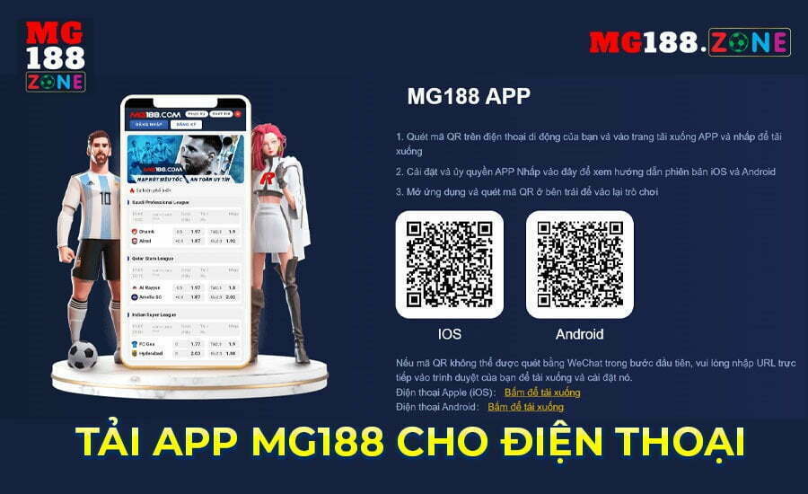 Tải app MG188 trên điện thoại